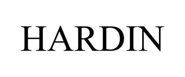 Trademark Logo HARDIN