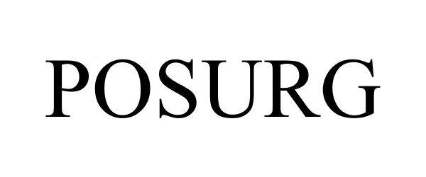 Trademark Logo POSURG