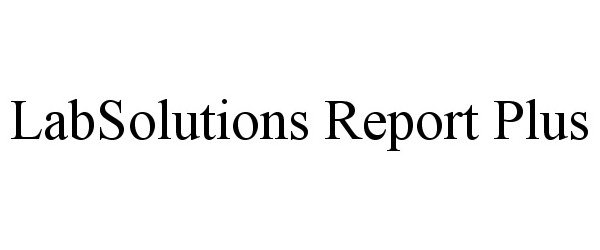  LABSOLUTIONS REPORT PLUS