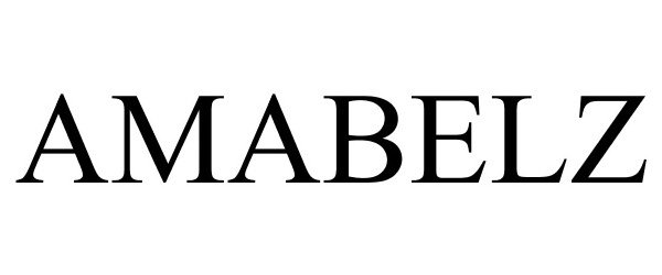 Trademark Logo AMABELZ