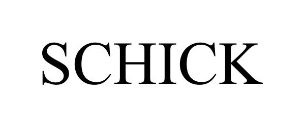 Trademark Logo SCHICK