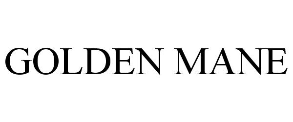 Trademark Logo GOLDEN MANE