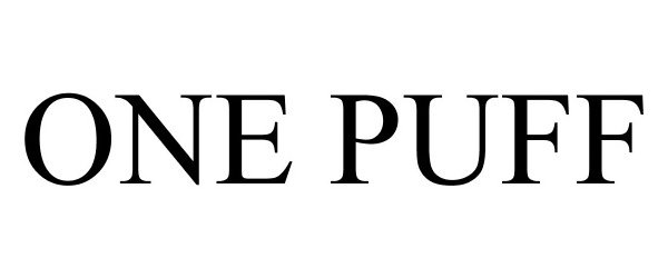 Trademark Logo ONE PUFF