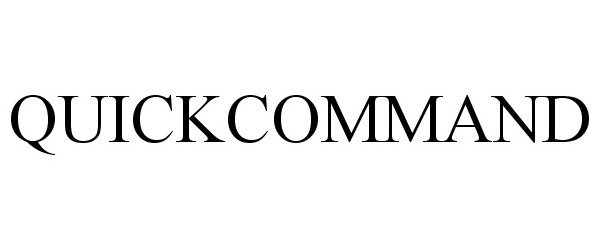 Trademark Logo QUICKCOMMAND
