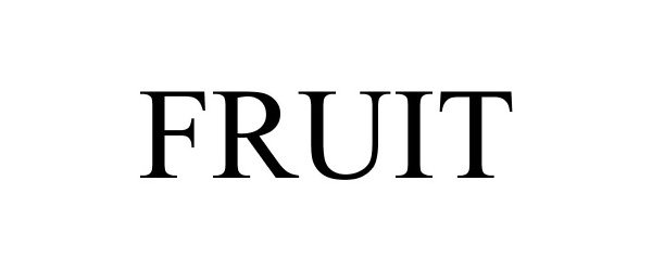 Trademark Logo FRUIT