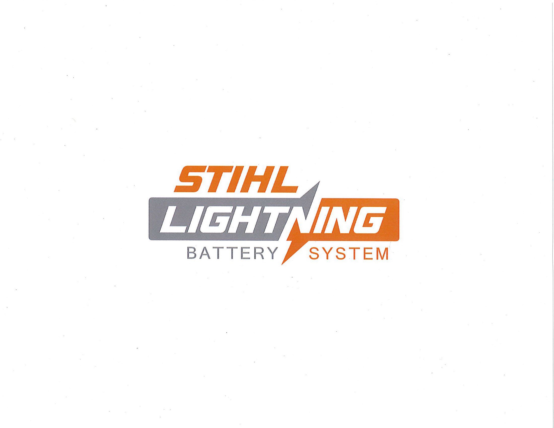  STIHL LIGHTNING BATTERY SYSTEM