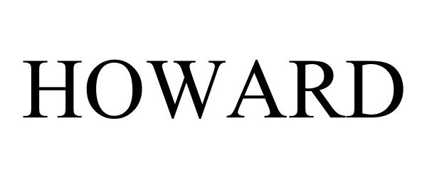 Trademark Logo HOWARD
