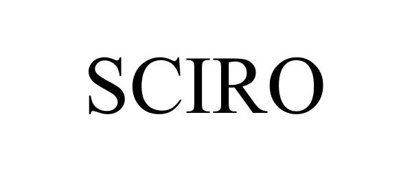 Trademark Logo SCIRO