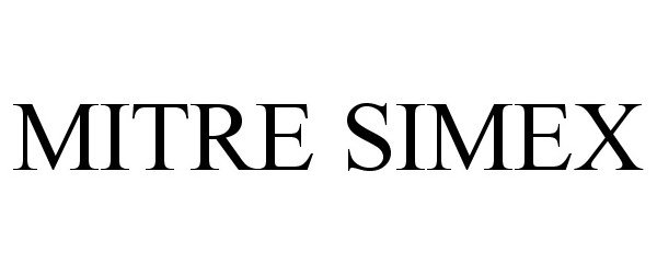 Trademark Logo MITRE SIMEX
