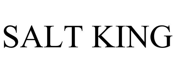 Trademark Logo SALT KING