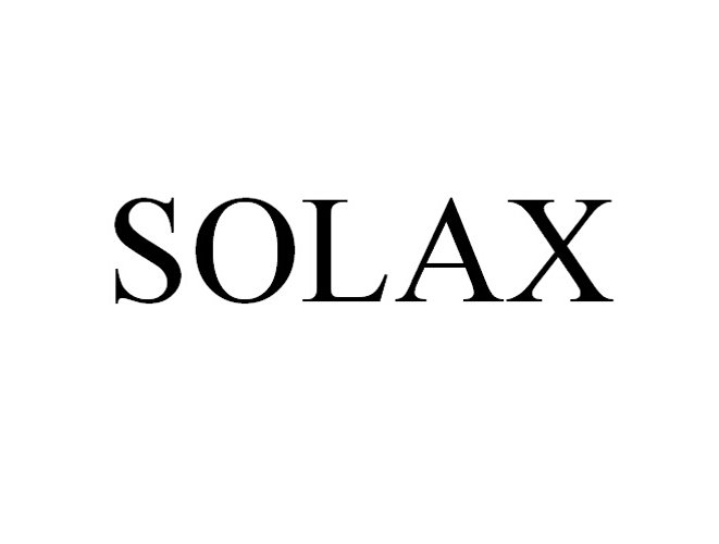 Trademark Logo SOLAX