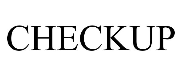 Trademark Logo CHECKUP