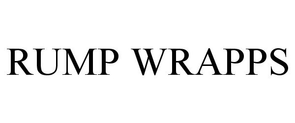 Trademark Logo RUMP WRAPPS