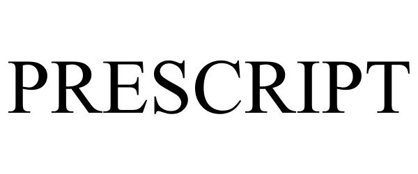 Trademark Logo PRESCRIPT