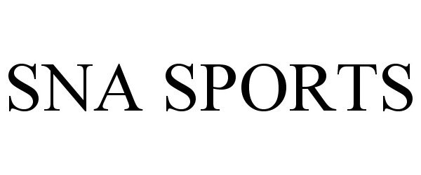 Trademark Logo SNA SPORTS