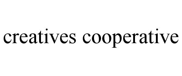 Trademark Logo CREATIVES COOPERATIVE