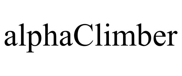 Trademark Logo ALPHACLIMBER