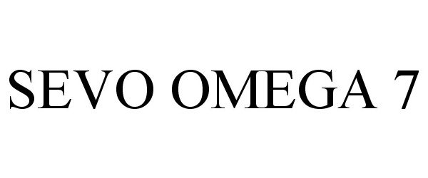 Trademark Logo SEVO OMEGA 7