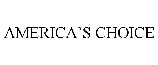 AMERICA'S CHOICE