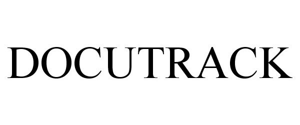 Trademark Logo DOCUTRACK