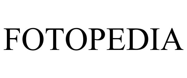 Trademark Logo FOTOPEDIA