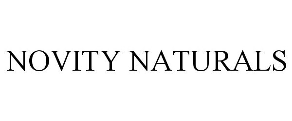 Trademark Logo NOVITY NATURALS