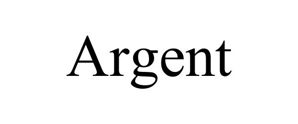 Trademark Logo ARGENT