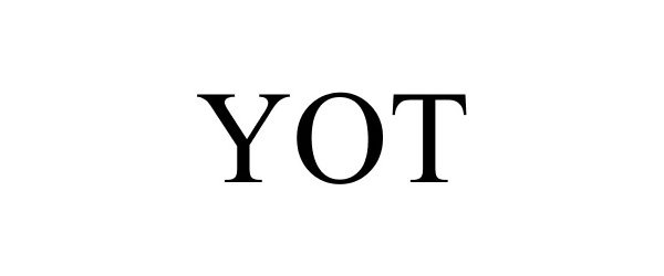 Trademark Logo YOT