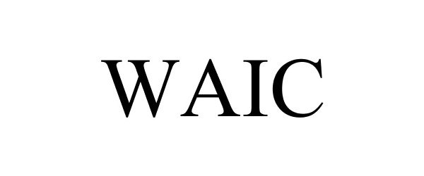 Trademark Logo WAIC