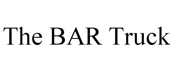 Trademark Logo THE BAR TRUCK