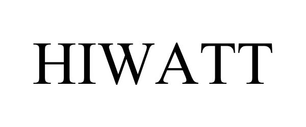 Trademark Logo HIWATT