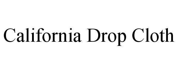  CALIFORNIA DROP CLOTH