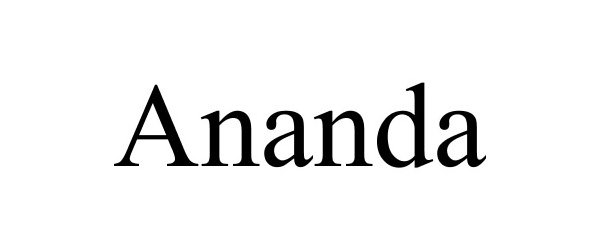 Trademark Logo ANANDA