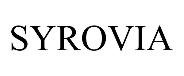 Trademark Logo SYROVIA