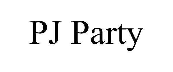 Trademark Logo PJ PARTY