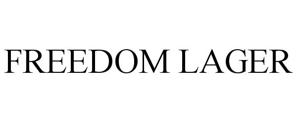 Trademark Logo FREEDOM LAGER