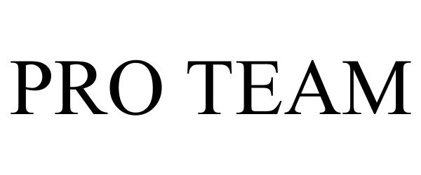 Trademark Logo PRO TEAM