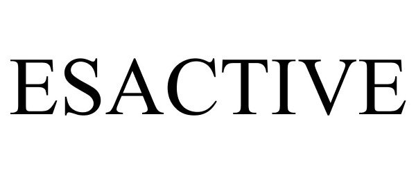 Trademark Logo ESACTIVE