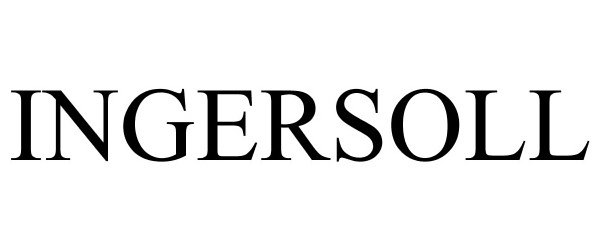 Trademark Logo INGERSOLL