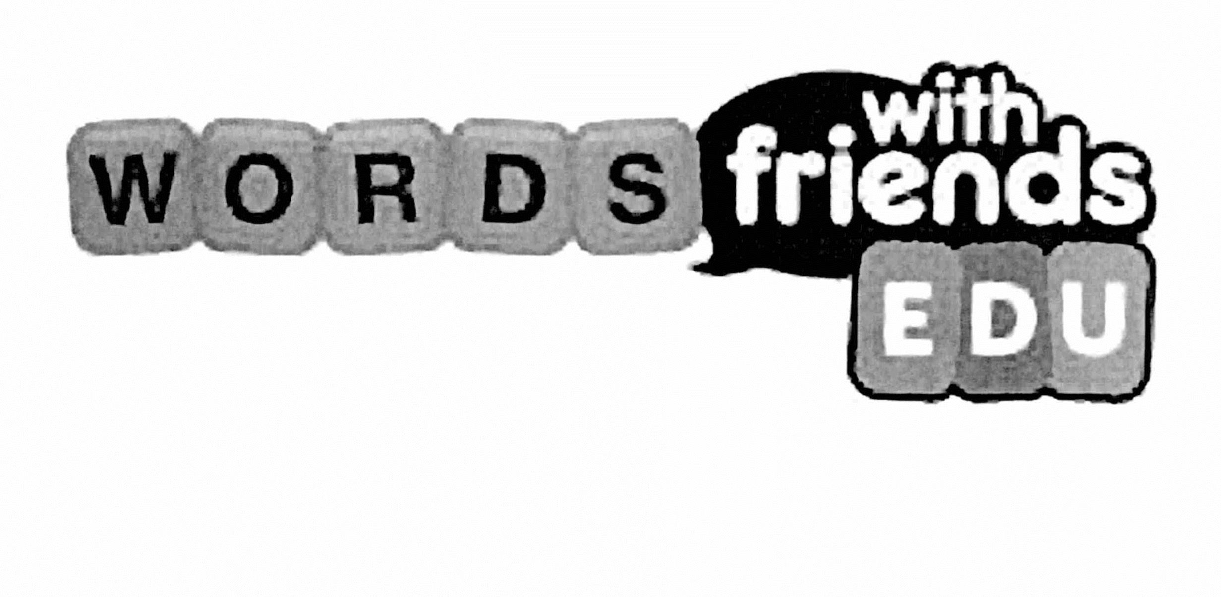 Trademark Logo WORDS WITH FRIENDS EDU