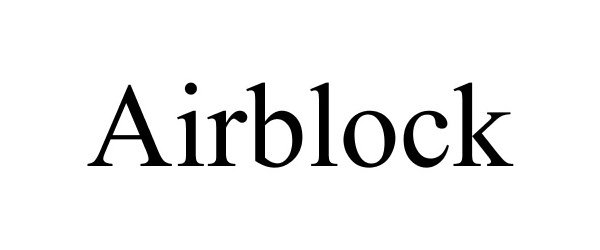 Trademark Logo AIRBLOCK