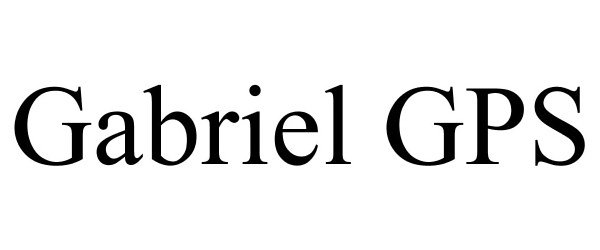 Trademark Logo GABRIEL GPS