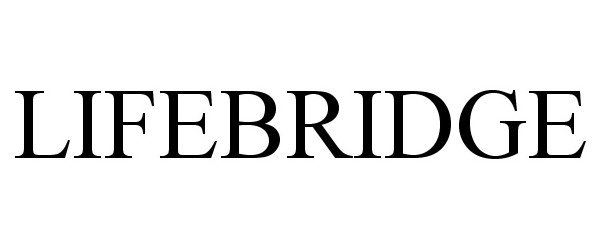Trademark Logo LIFEBRIDGE