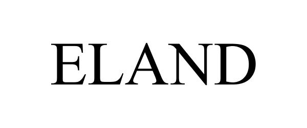 Trademark Logo ELAND