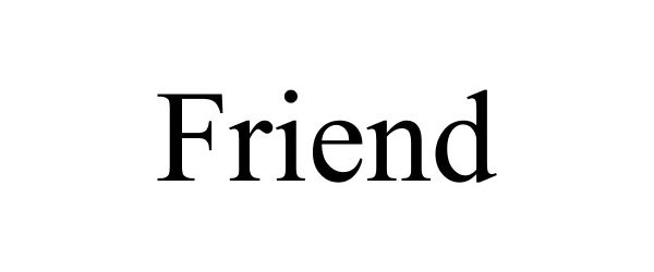 Trademark Logo FRIEND