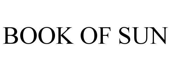  BOOK OF SUN