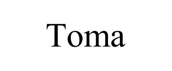 Trademark Logo TOMA