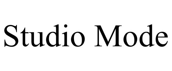 Trademark Logo STUDIO MODE