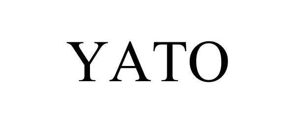 Trademark Logo YATO