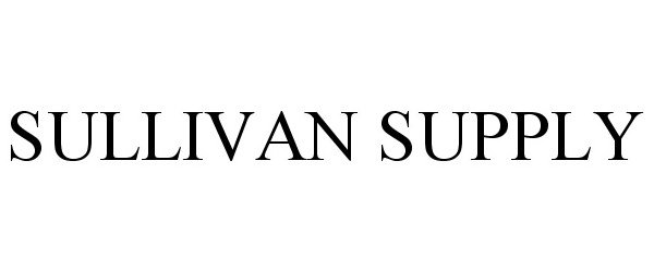  SULLIVAN SUPPLY